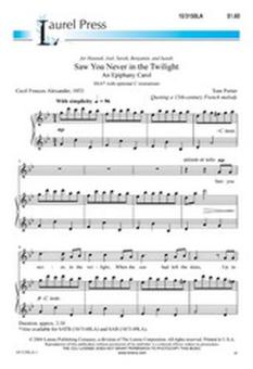 Saw You Never In The Twilight 
