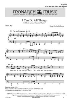 I Can Do All Things 