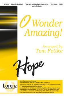 O Wonder Amazing! 
