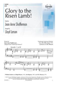 Glory To The Risen Lamb! 