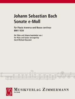 Sonata E minor BWV 1034 Standard