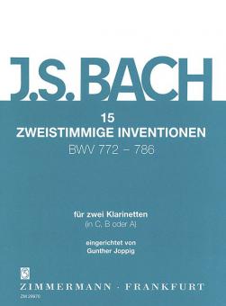15 Two-Part Inventions BWV 772-786 