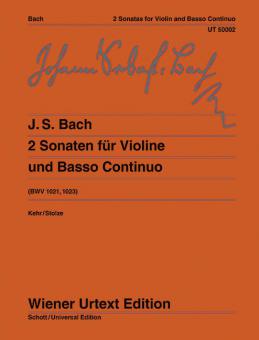 Two Sonatas G Major/E Minor BWV 1021, 1023 
