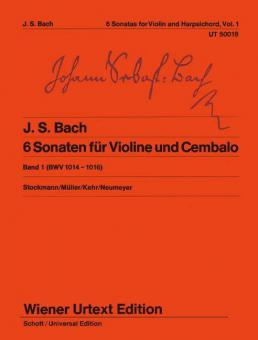 Six Sonatas BWV 1014 - 1016 Vol. 1 