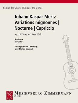 Variations mignonnes / Nocturne / Capriccio op. 13/7 / op. 4/1 / op. 13/3 Standard