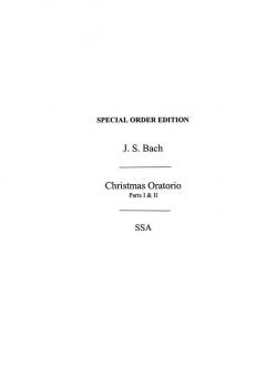 Christmas Oratorio Parts 1 and 2 