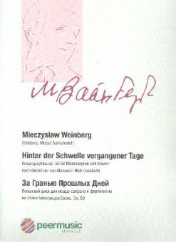 Hinter der Schwelle vergangener Tage op. 50 