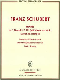 Sonate fis-Moll Nr.5 D571 (mit Schluss) 