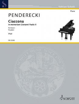 Ciaccona - In memoriam Giovanni Paolo II Standard