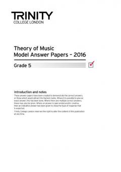 Theory Model Answer Papers Grade 5 2016 