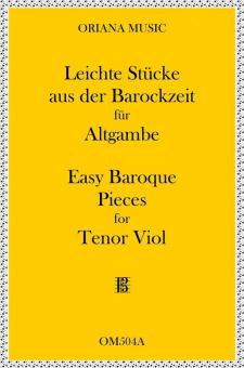 Leichte Stücke aus der Barockzeit für Altgambe (Altschlüssel) 