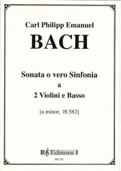 Sonata o vero Sinfonia a-Moll H. 582 