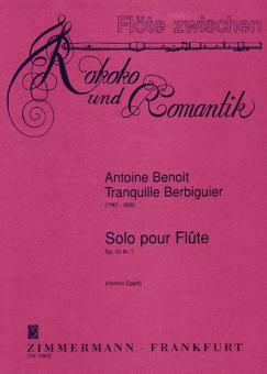 Solo pour Flûte op. 43/1 