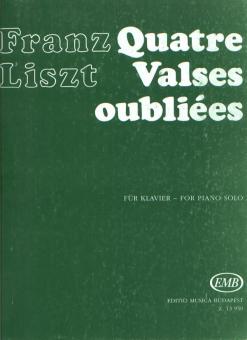 Quatre valsesoubliées 