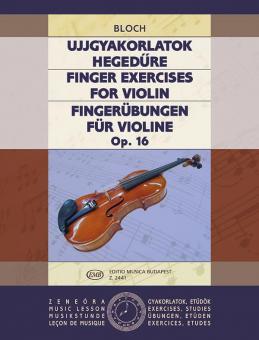 Finger Exercises op. 16 