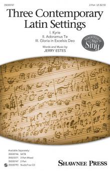 Three Contemporary Latin Settings Standard