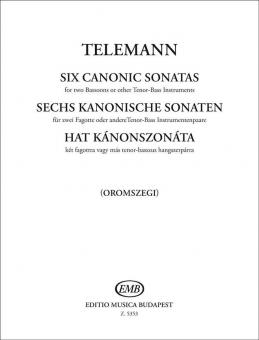 6 Canon Sonatas 