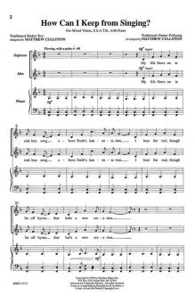How Can I Keep from Singing? 
