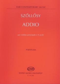 Addio per violino principale e 9 archi 