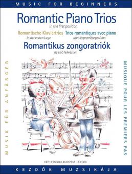 Romantic Piano Trios for beginners (First position) 
