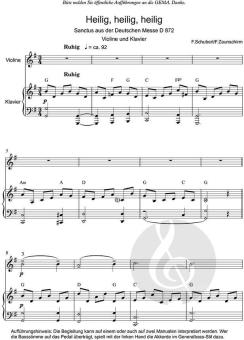 Zum Sanctus (Heilig, heilig) 