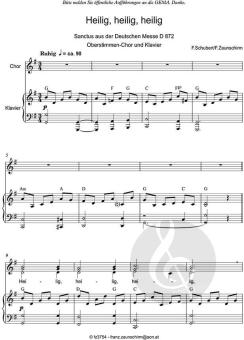 Zum Sanctus (Heilig, heilig) 