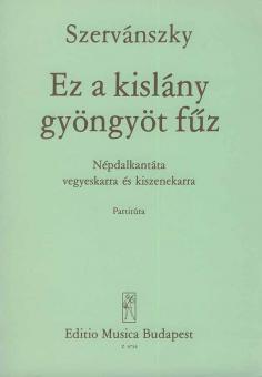 Ez a kislány gyöngyöt füz 