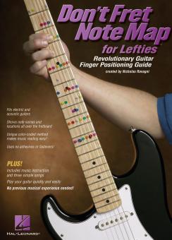 Don't Fret Note Map For Lefties 