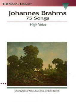 Johannes Brahms: 75 Songs High Voice 