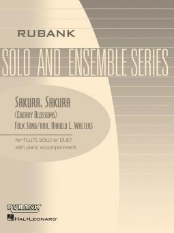 Sakura, Sakura Cherry Blossoms C Flute and Piano 