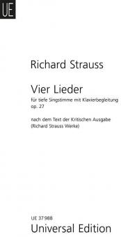 4 Songs Op. 27 TrV 170 