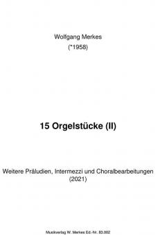 15 Orgelstücke 2 