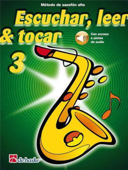 Escuchar, leer & tocar 3 saxofón alto 