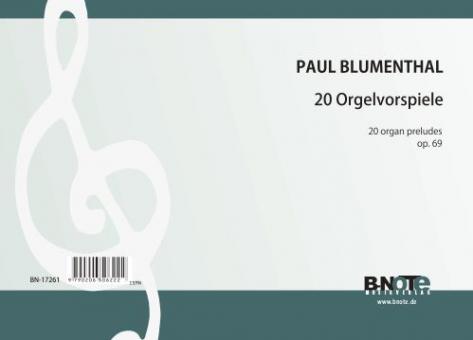 20 organ preludes op.69 