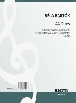 44 duets for two violins Sz.98 