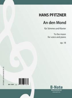 An den Mond for voice and piano op.18 
