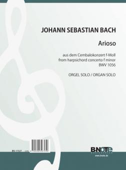 Arioso from harpsichord concerto BWV 1056 (Arr. organ solo) 
