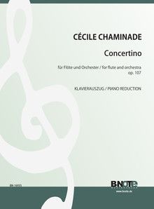 Concertino for flute and piano op.107 