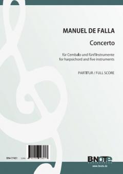 Concerto for harpsichord (or piano) and five instruments (full score) 