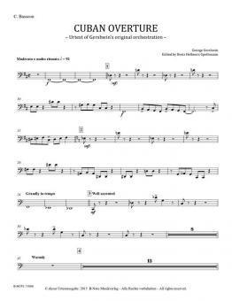 Cuban Overture for orchestra (New urtext edition) (set of parts) 