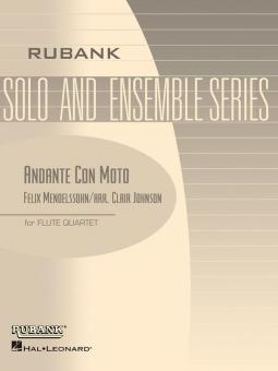 Andante con Moto Flute Quartets with Score 