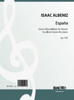 Espana - Six album leaves for piano op. 165 