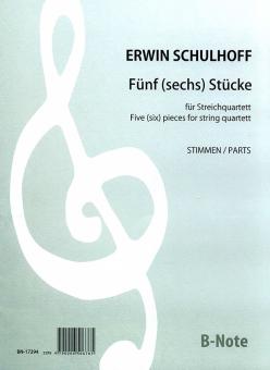 Five pieces for string quartet (set of parts) 
