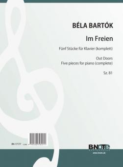 Out doors - Five pieces for piano Sz.81 