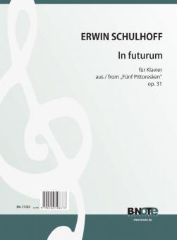 In futurum from '15 Pittoresques' for piano op.31 