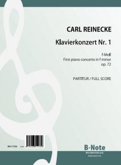 First piano concerto in f minor op.72 (full score) 