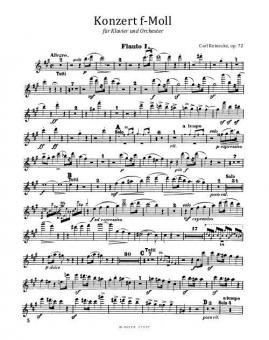 First piano concerto in f minor op.72 (parts) 