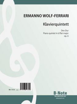 Piano quintet in d flat major op.6 