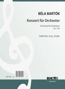Concerto for orchestra Sz.116 (Full score) 