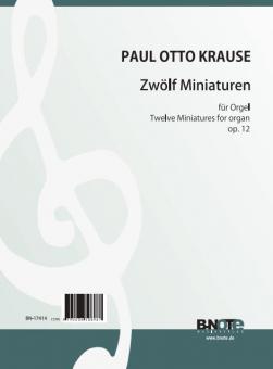 Miniatures for organ op. 13 